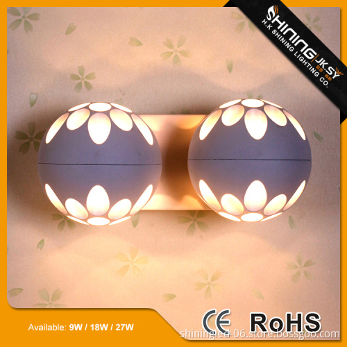 2017 Modern European style 2* 9w project led wall lamp